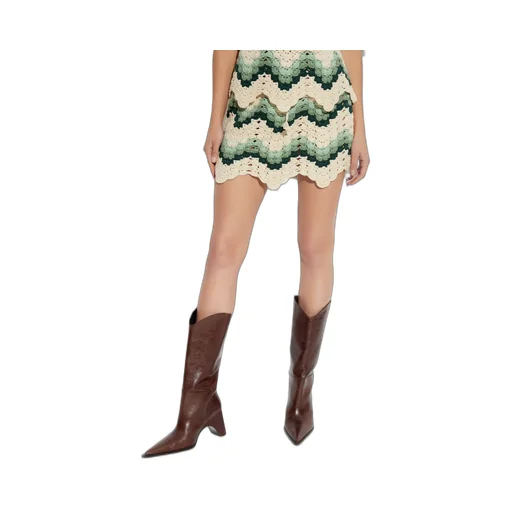 Crocheted Zigzag Skirt