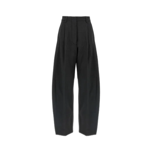 Pleated Wide-Leg Trousers
