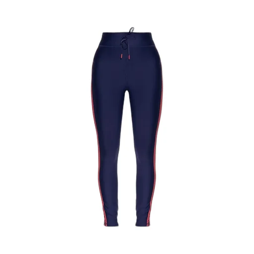 High-Waisted Leggings With Side Stripe