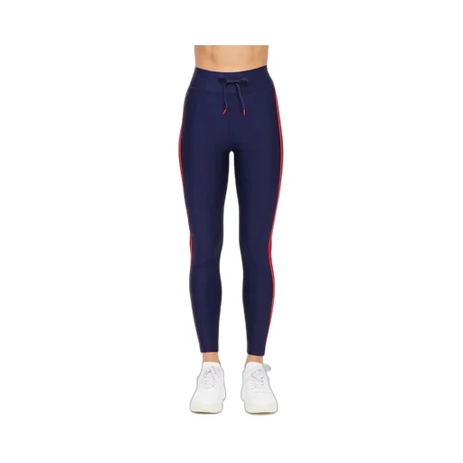 High-Waisted Leggings With Side Stripe