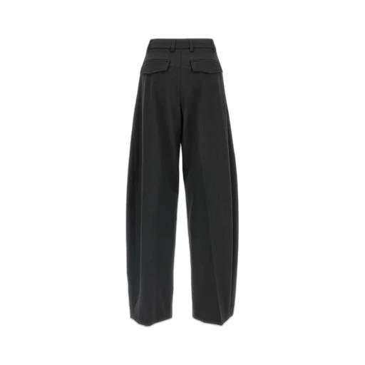 Pleated Wide-Leg Trousers