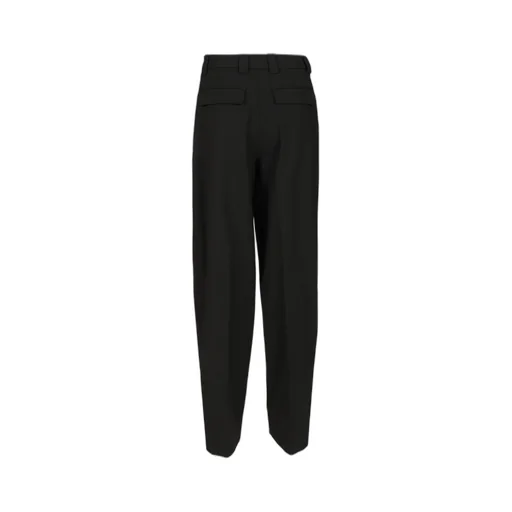 High-Waisted Pleated Trousers