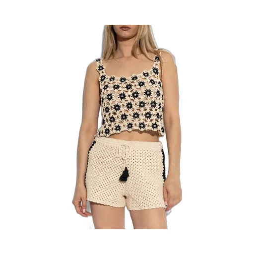 Crochet Flower Tank Top