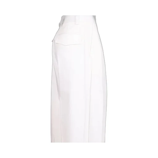Wide-Leg Tailored Trousers