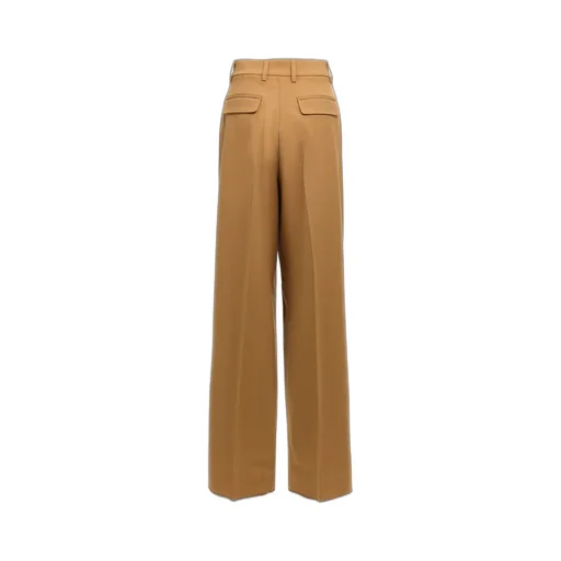 Wide-Leg Tailored Trousers