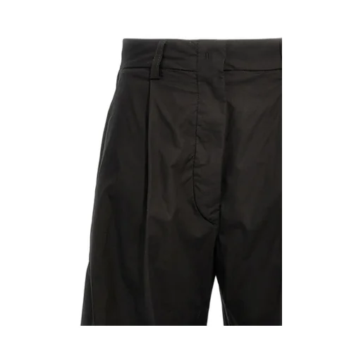 Wide-Leg Pleated Trousers