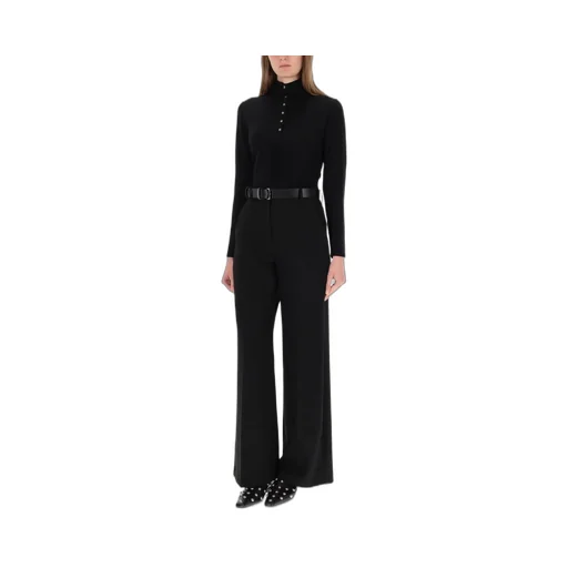 Turtleneck Long-Sleeve Top
