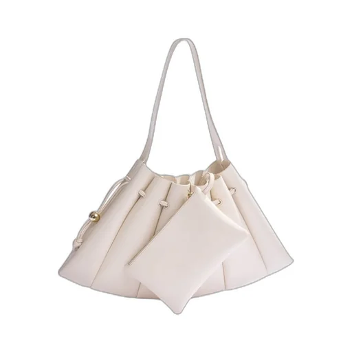 Pleated Shoulder Bag