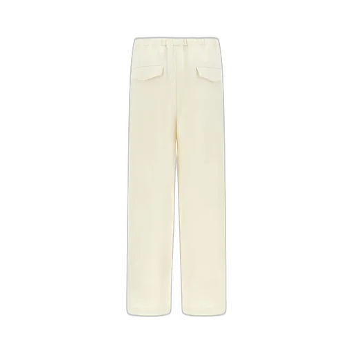 Wide-Leg Pleated Trousers