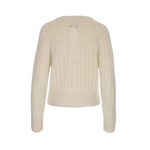 Cable Knit V-Neck Sweater