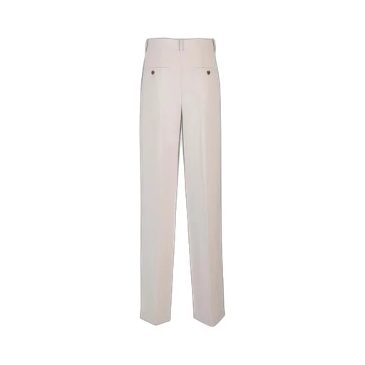 Pleated Wide-Leg Trousers