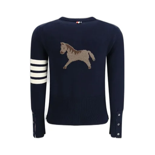 Cardigan With Horse Embroidery