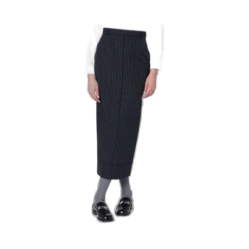 Pinstripe Maxi Skirt