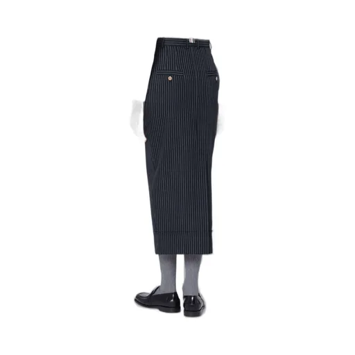 Pinstripe Maxi Skirt