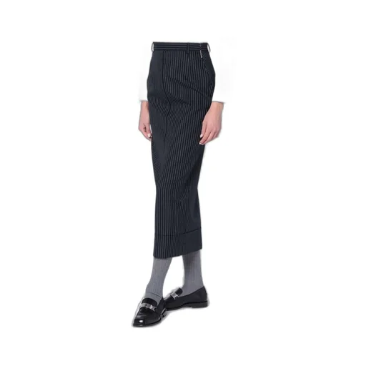 Pinstripe Maxi Skirt