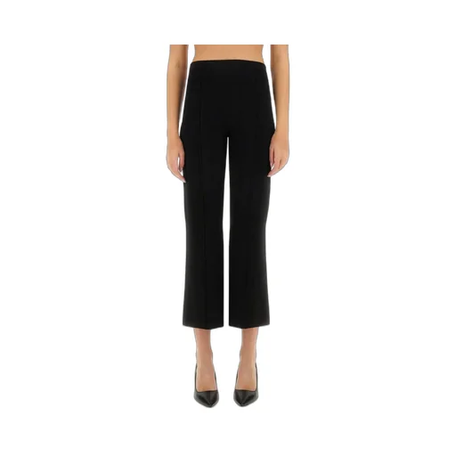Cropped Flare Trousers