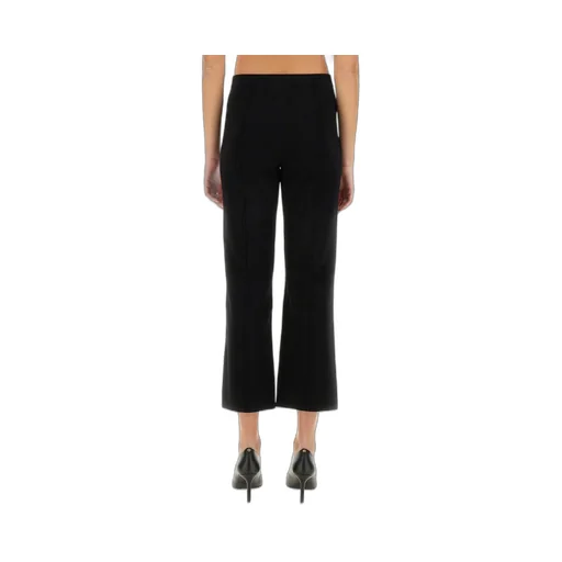 Cropped Flare Trousers