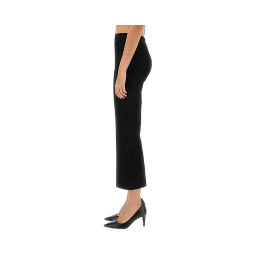 Cropped Flare Trousers
