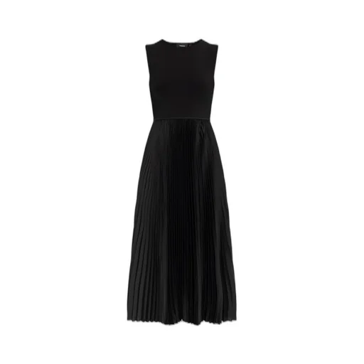 Pleated Midi Dress