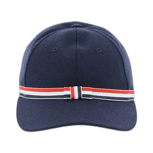 Baseball Cap With Tricolor Stripe