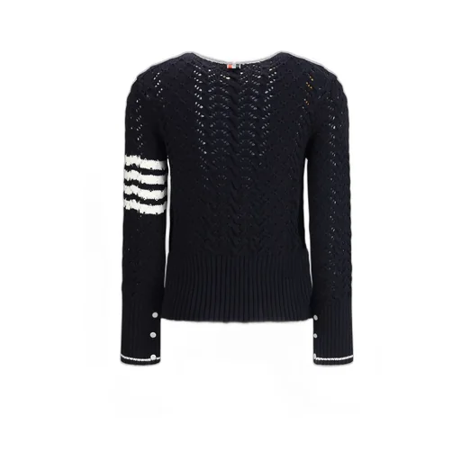 Striped Sleeve Knit Sweater