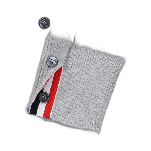 Cardigan With Four Stripes