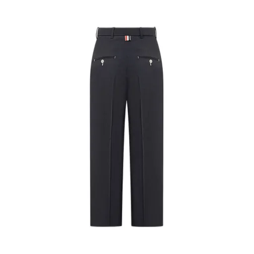 High-Waisted Wide-Leg Trousers
