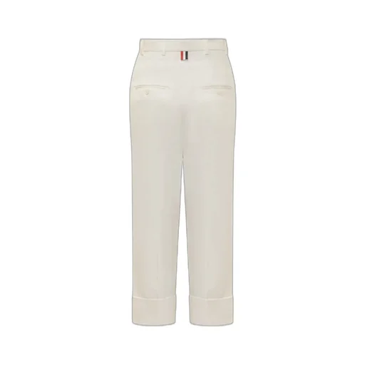 High-Waisted Wide-Leg Trousers