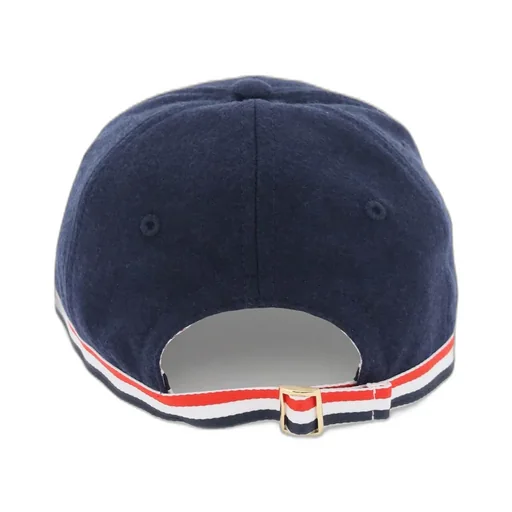 Baseball Cap With Tricolor Stripe