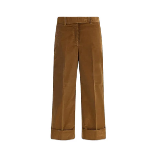 Wide-Leg Corduroy Trousers