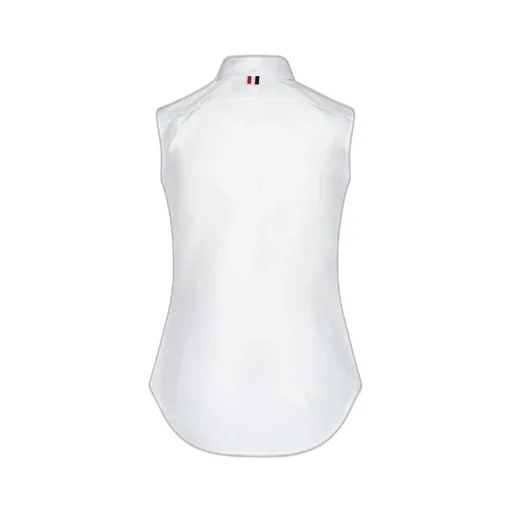Sleeveless Button-Down Shirt