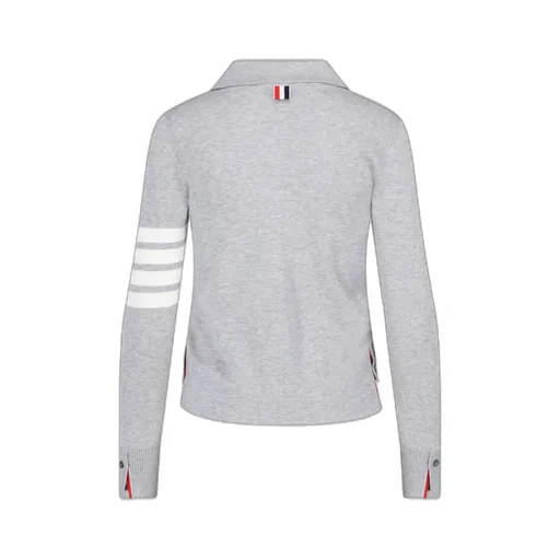 Cardigan With Four Stripes