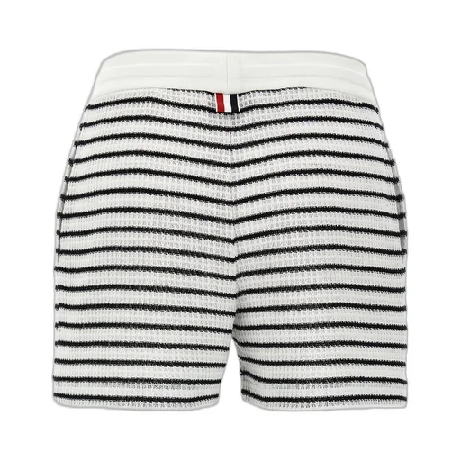 Striped Waffle Knit Shorts