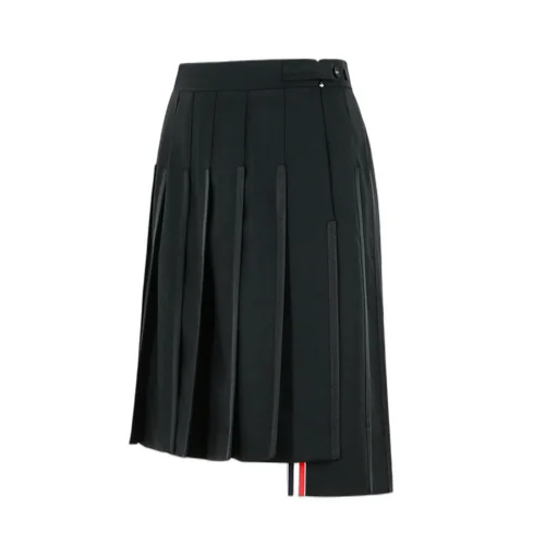 Pleated Midi Skirt