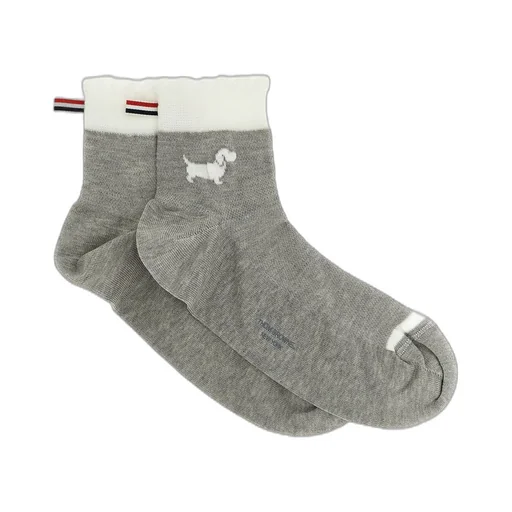 Socks With Dog Embroidery
