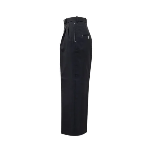 High-Waisted Wide-Leg Trousers