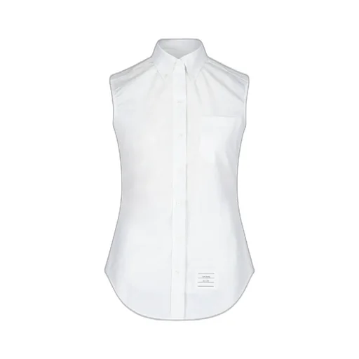 Sleeveless Button-Down Shirt