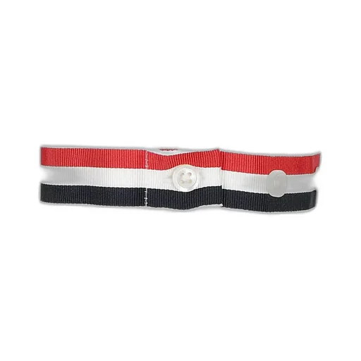 Button-Down Shirt With Tricolor Stripes