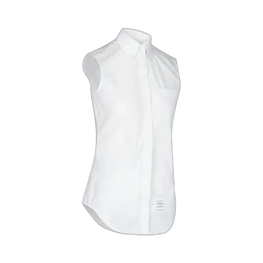 Sleeveless Button-Down Shirt