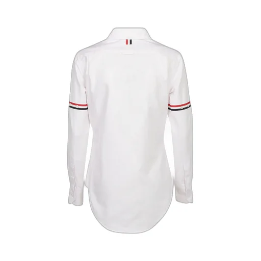 Button-Down Shirt With Tricolor Stripes