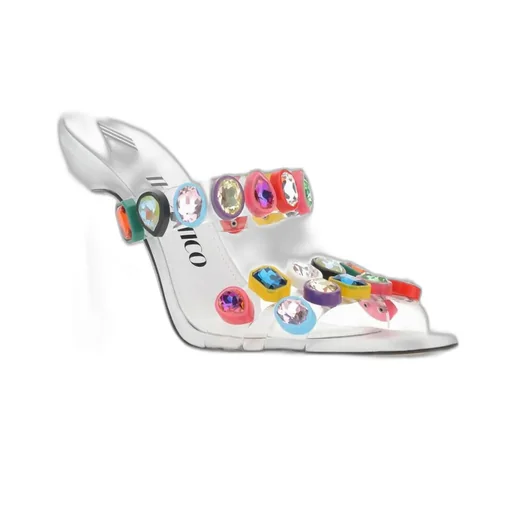 Mules With Gem Embellishments