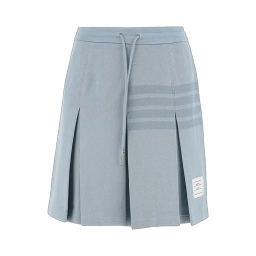 Pleated Skirt With Drawstring Waist