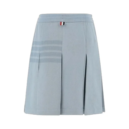 Pleated Skirt With Drawstring Waist