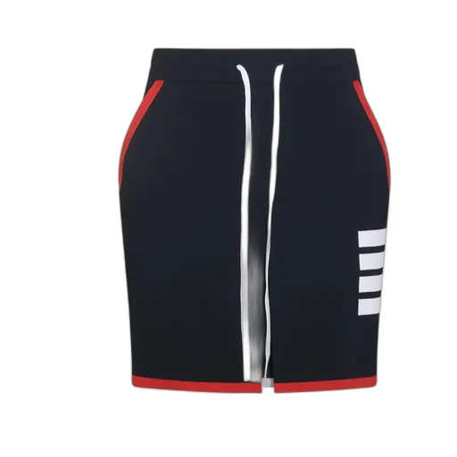 Pencil Skirt With Stripes