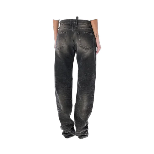 Flared Jeans With Ring Detail