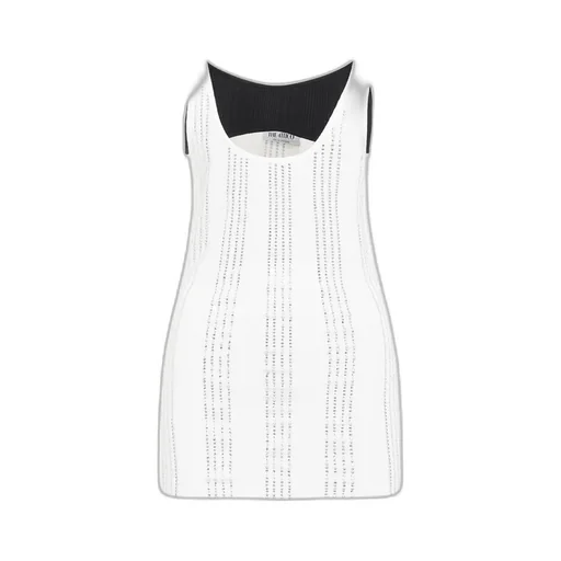 Mesh Tank Dress With Integrated Bra