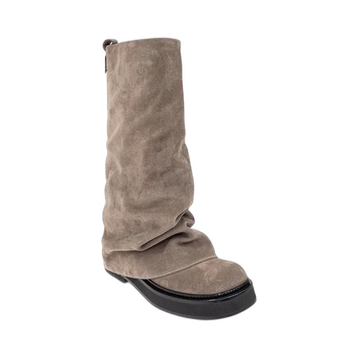 Slouchy Suede Boots