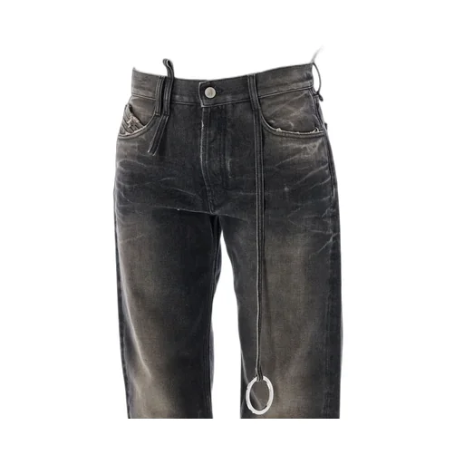 Flared Jeans With Ring Detail