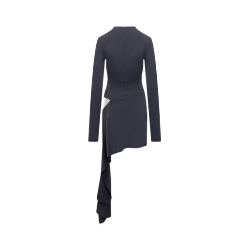 Asymmetric Draped Dress