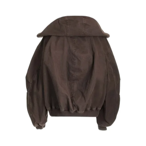 Bomber Jacket With Hood